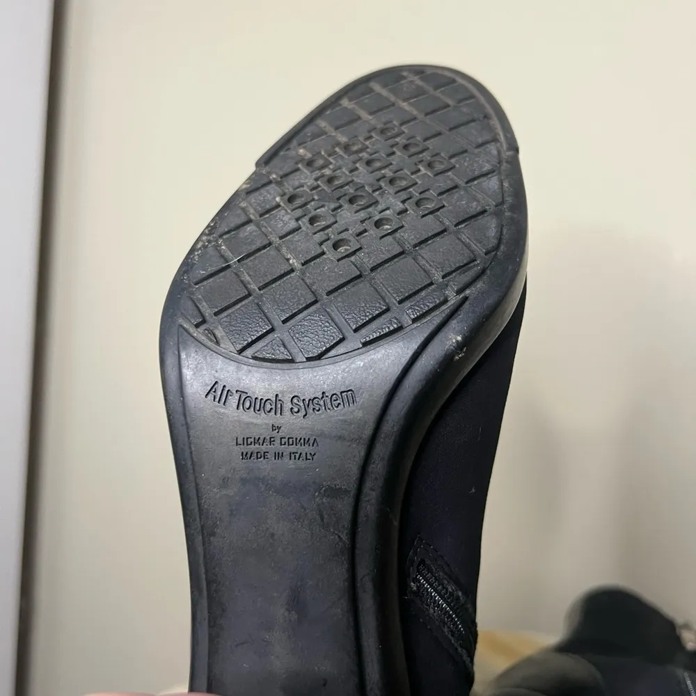 Donald J. Pliner Sport Travel Made In Italy Dark Heeled Boot 8.5 Black - Image 11