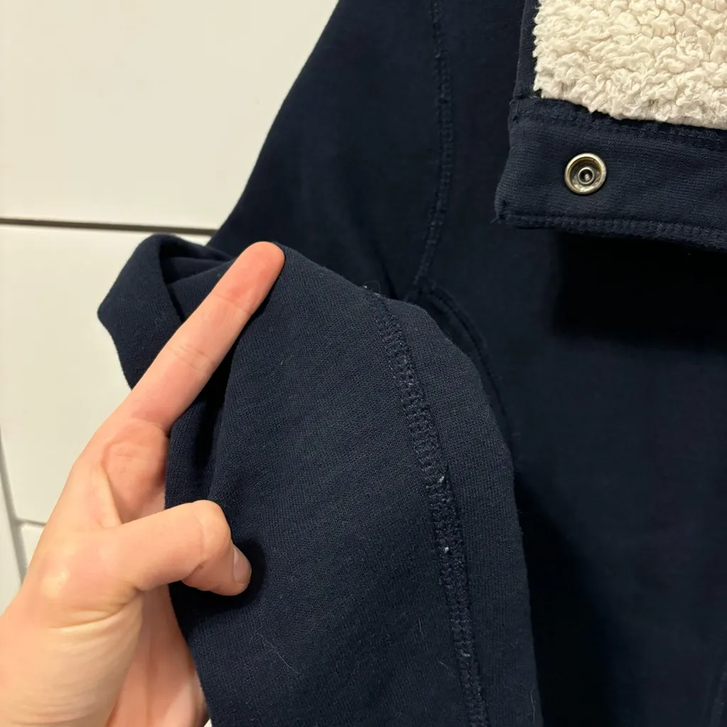 Hollister  Early 2000s Y2K Sherpa Jacket - Image 5