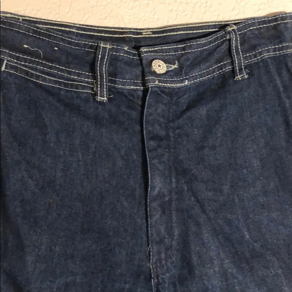 70’s Rigid Denim True Vintage 1970’s Jeans Faded Glory waterworks 27/5 uncut - Image 5
