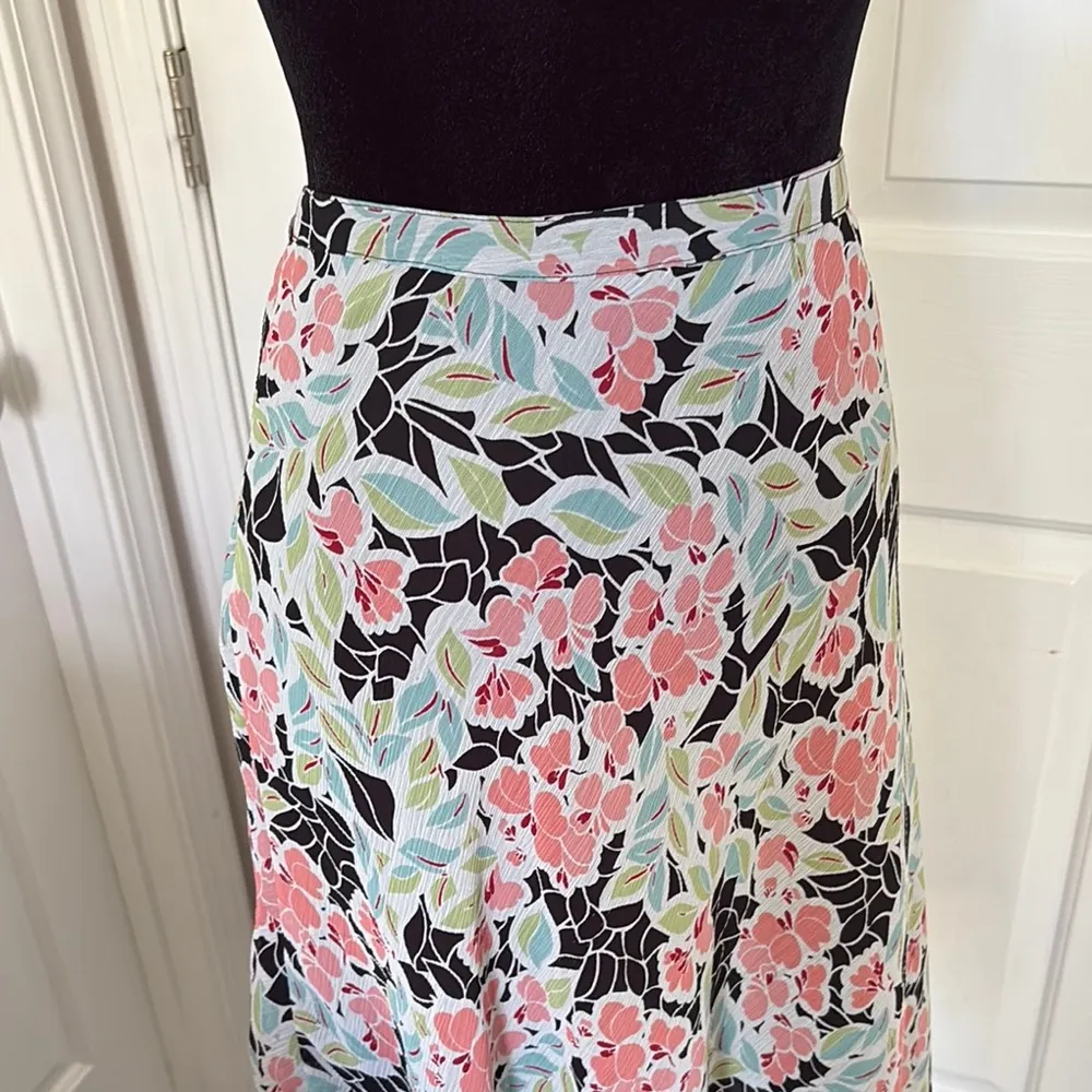 Notations Garden Girl Floral Midi Skirt - Image 2