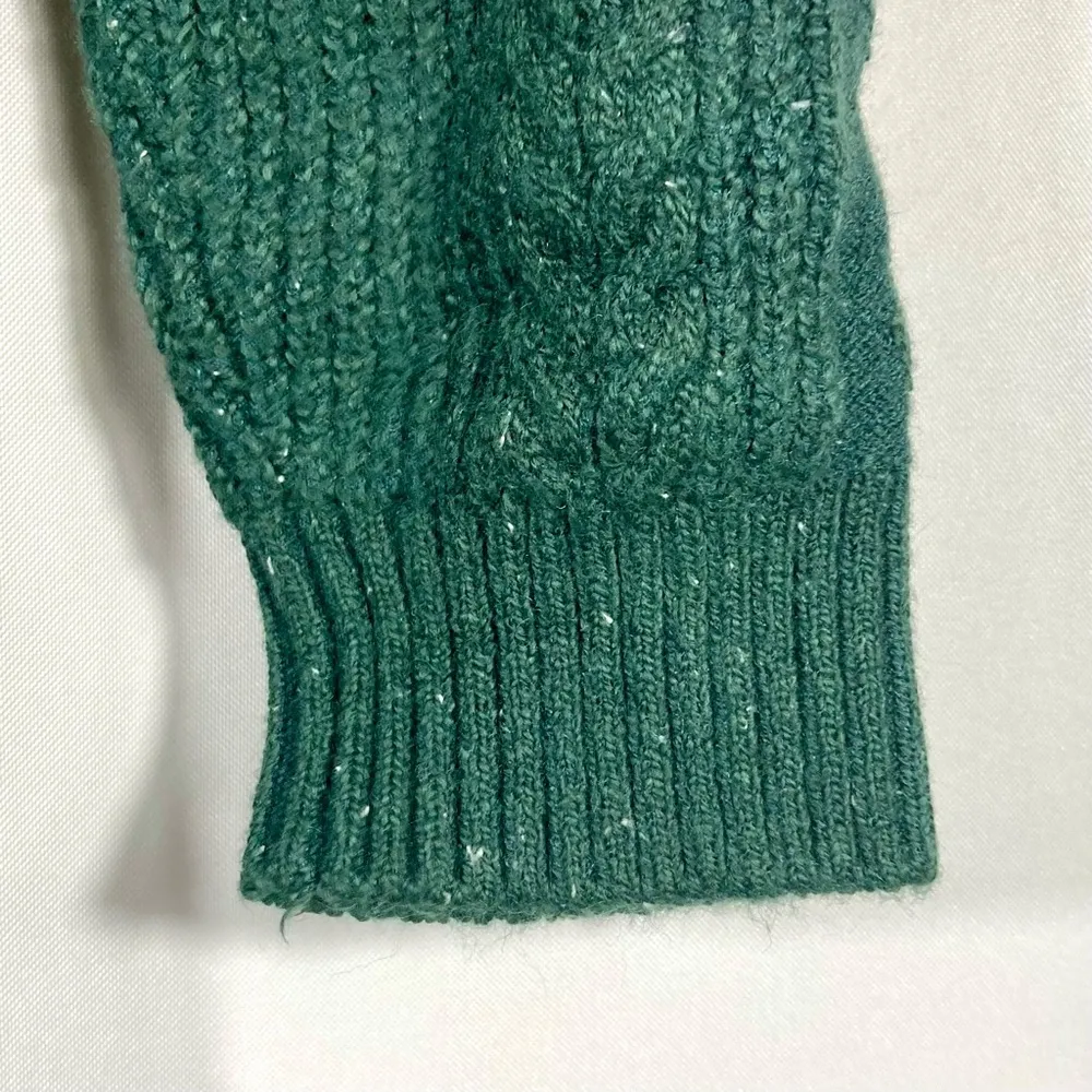 Marine Layer Olina Long Sleeve Donegal Sweater Midi Dress Green Gables Small NWT - Image 14