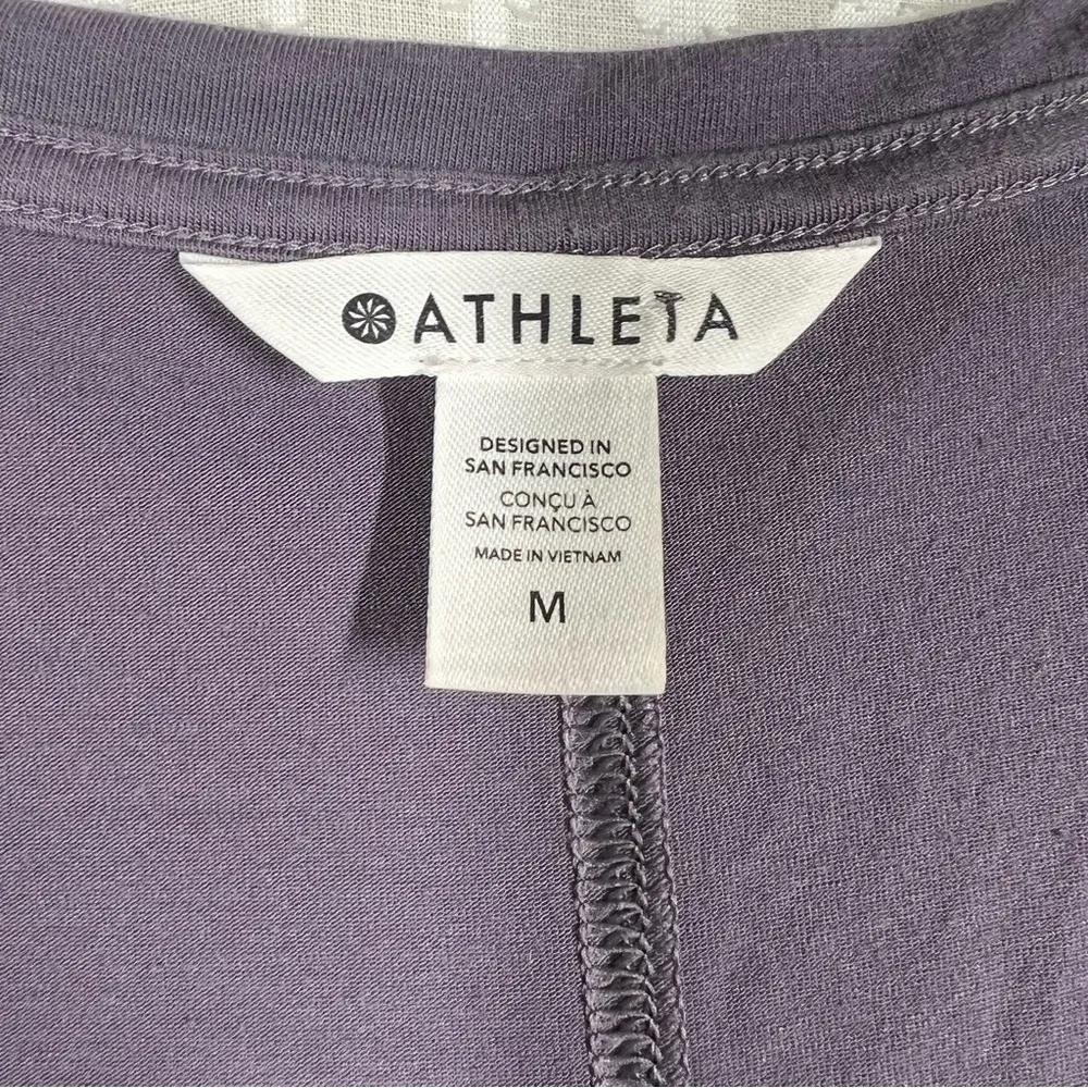 Athleta Dusty Purple Stratus II Long‎ Sleeve Top - Image 3