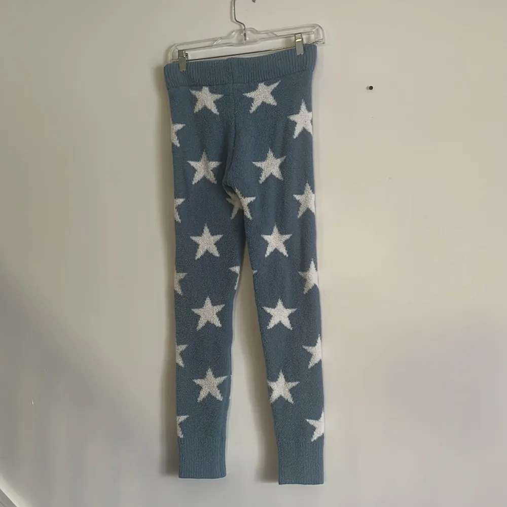 Honeydew thick fleece star leggings Blue - Image 4
