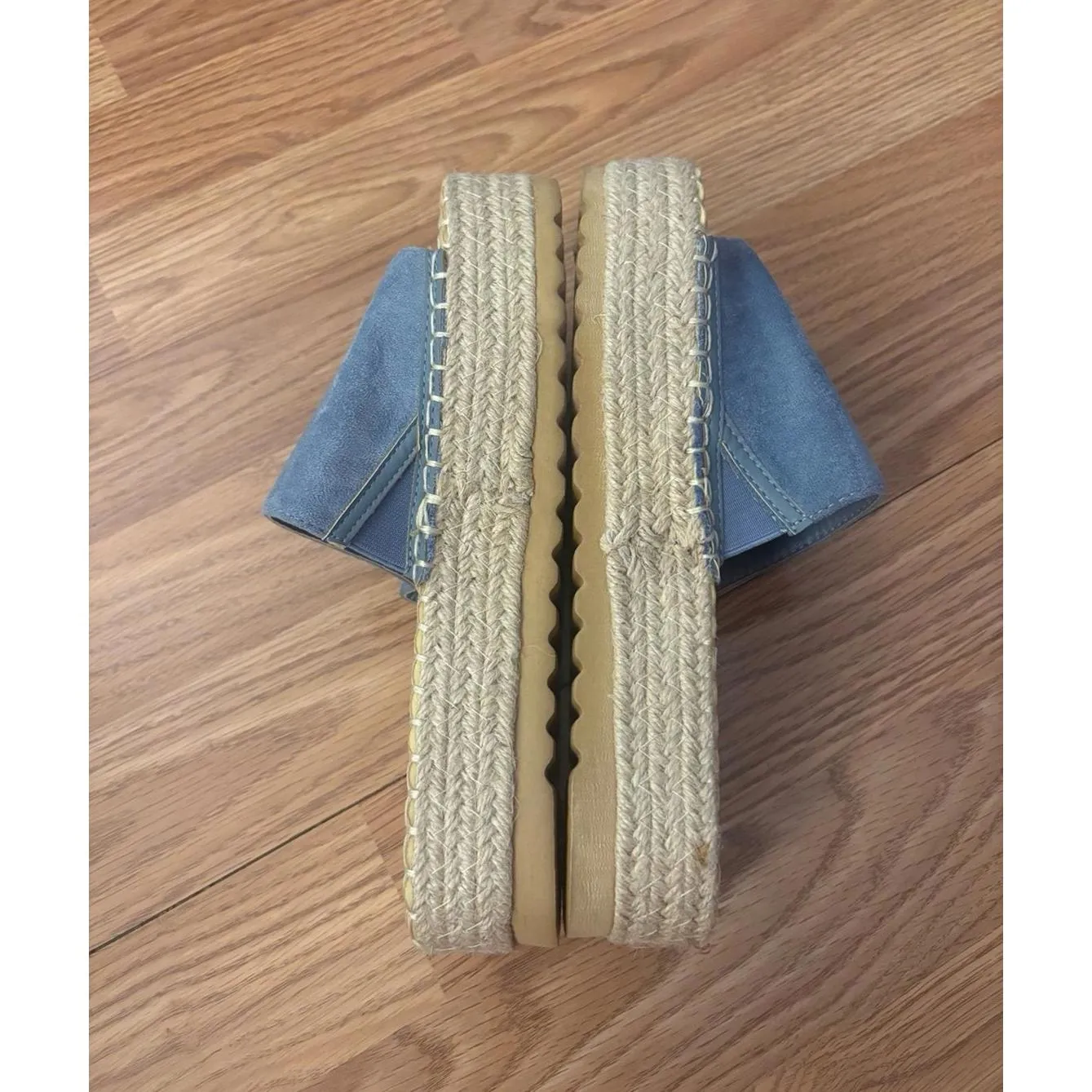 Beach By Matisse Raffia Platform Sandals Size 7M Tan - Image 7