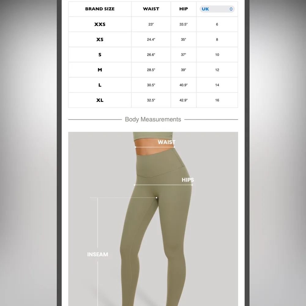 CRZ YOGA Thermal Fleece Lined Leggings 28'' NWTs XS Hibiscus Purple - Image 12