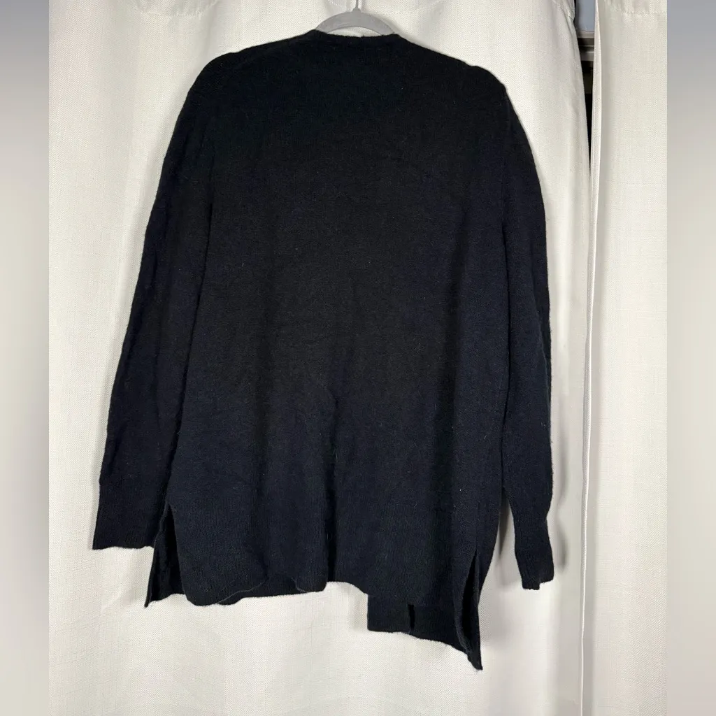 Madewell Black Kent Cardigan Sweater in Coziest Yarn Medium - Image 5