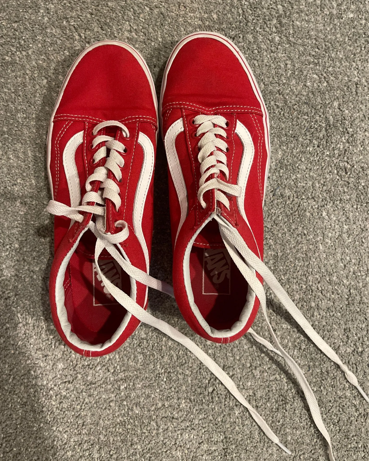 Vans Red Old Skool Van - Image 3