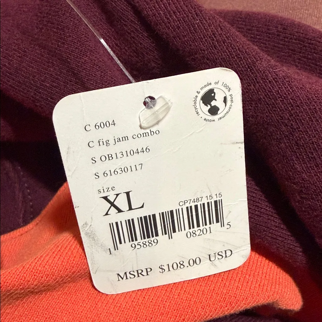 Free People Movement Split Second Half Zip Pullover Pink Size XL - Image 5