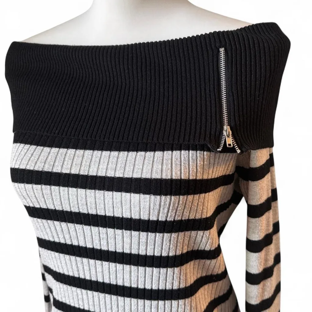 Bongo Y2K Striped Long Sleeve Top - Image 4