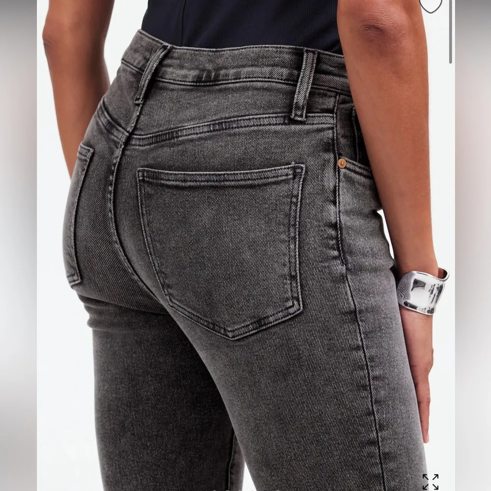 NWOT Madewell Kick Out Full Length Jeans Sold Out 28P small tear waist easy fix - Image 4