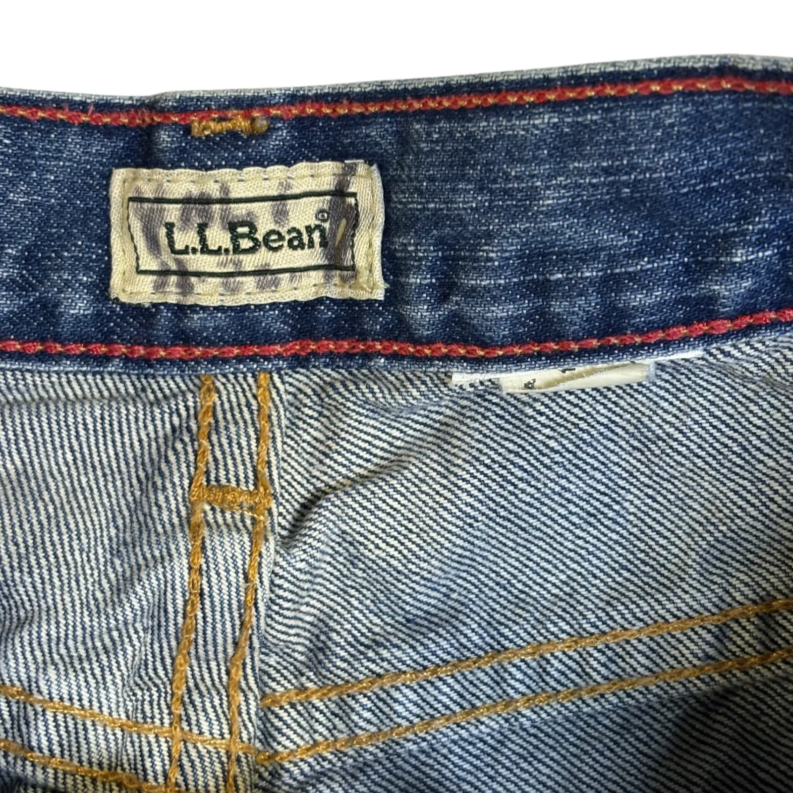 L.L.Bean Women's Blue Denim Jeans Bootcut Classic Style Casual Pants 26x30" Size 26 - Image 3