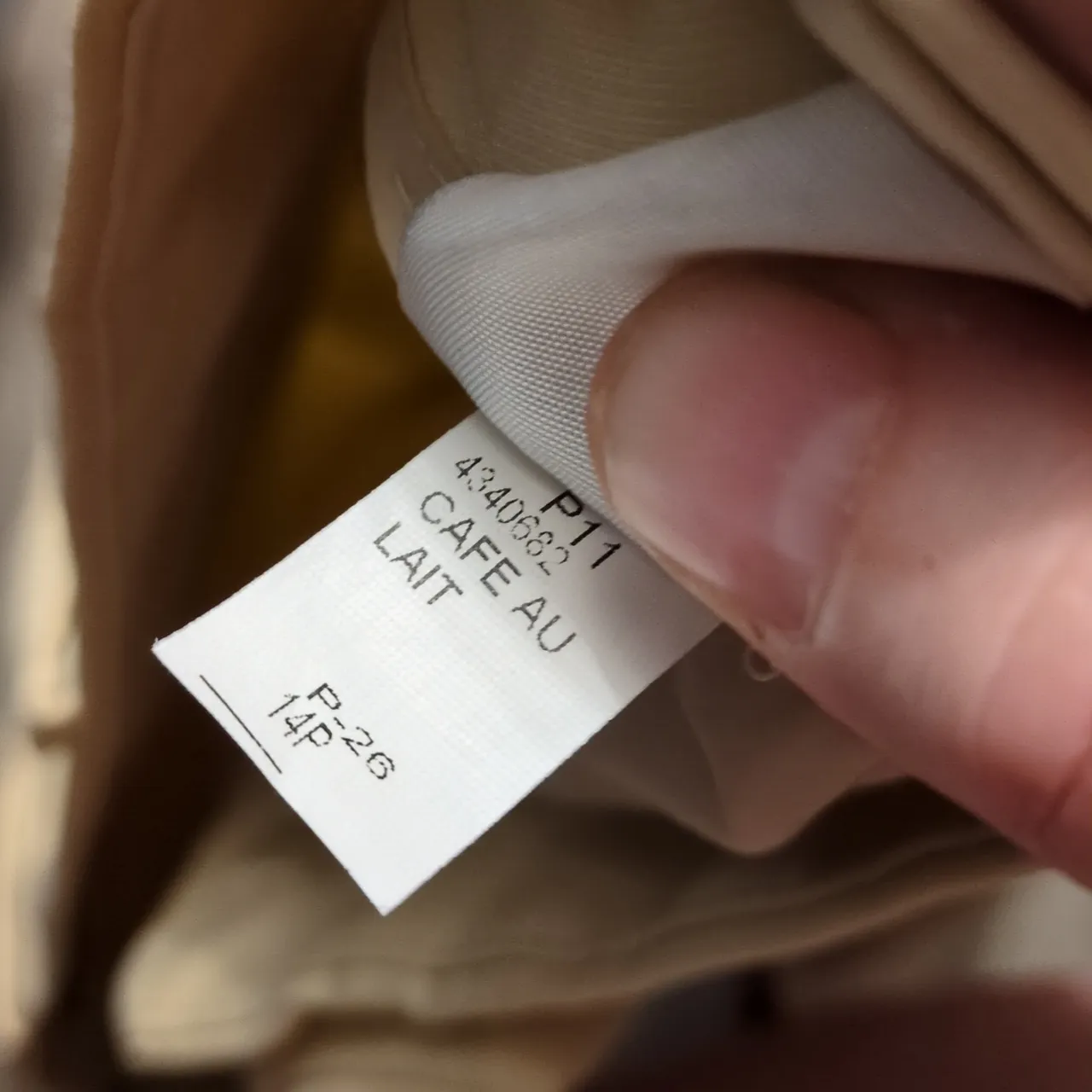 Talbots Cafe Au Lait Heritage Pants Size 14P - Image 7