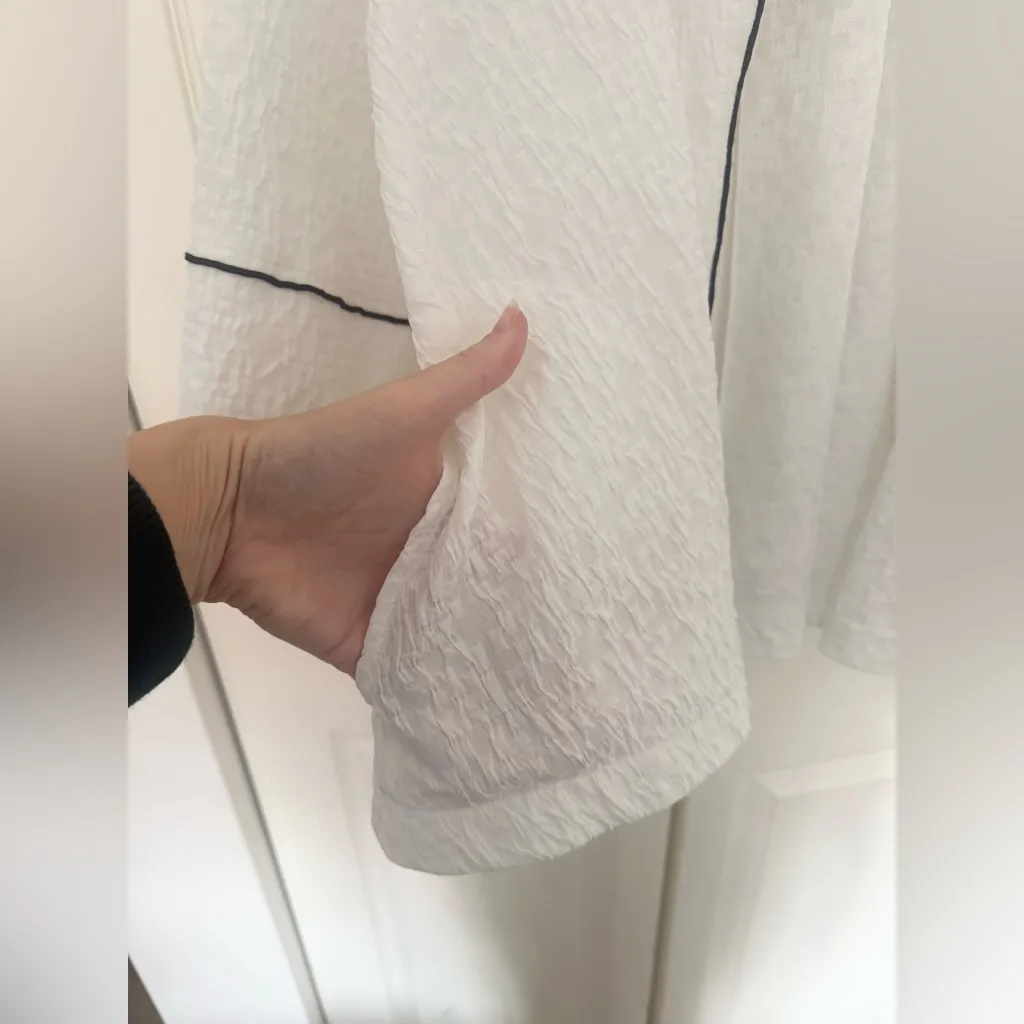 Joseph Ribkoff Contrast Trim Jacket LDS Jacket Black & White Style 212045 - Image 7