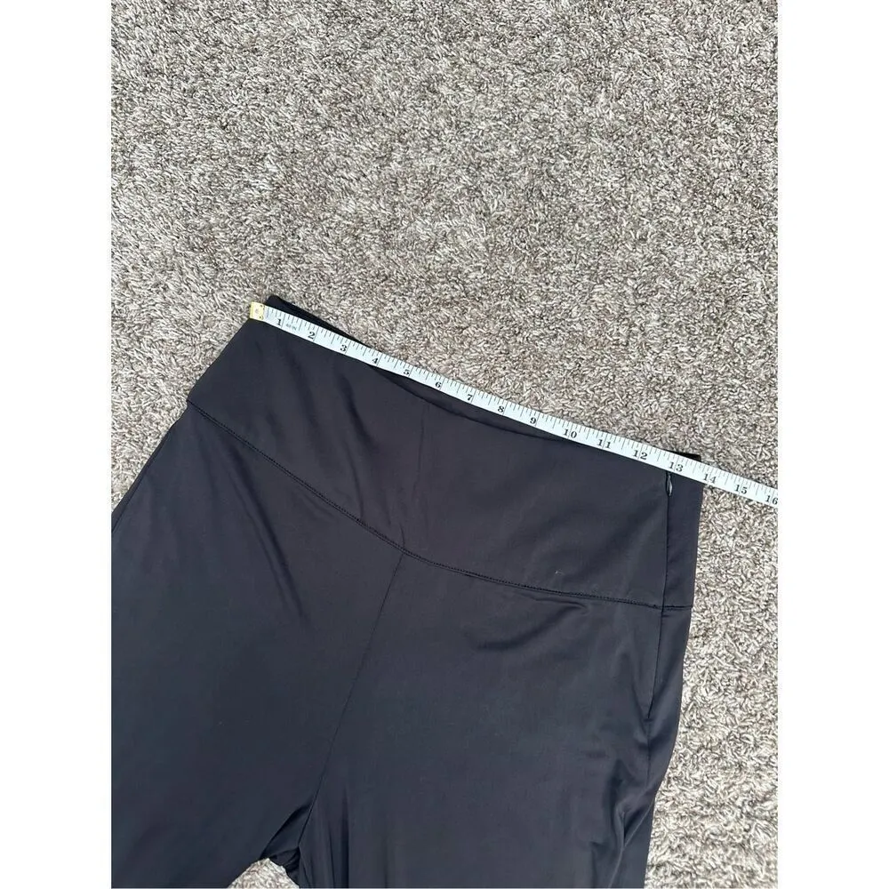 NWT Lovers + Friends Black Wide Leg Flowy Palazzo Pants High Rise Soft Silky M - Image 8