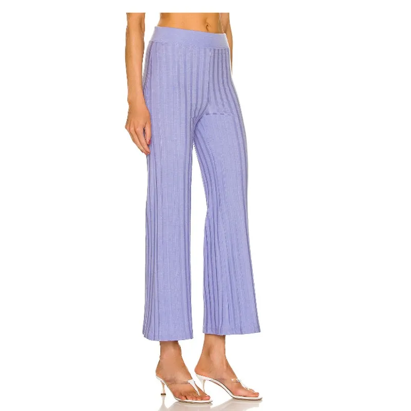 JONATHAN SIMKHAI STANDARD Celia‎ Wide Leg Pant Size XS Purple - Image 3