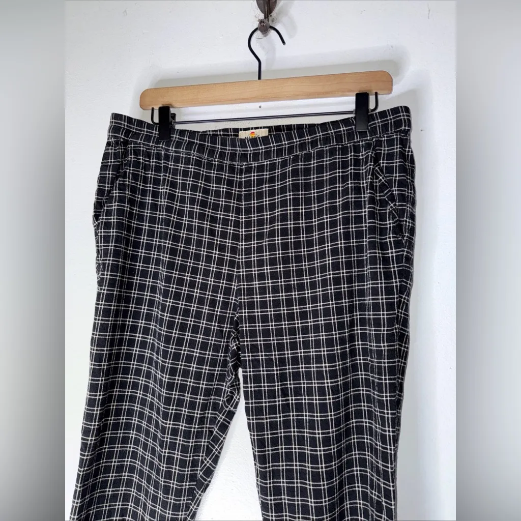 Marine Layer Allison Pants Black Window pain‎ Size Large - Image 4