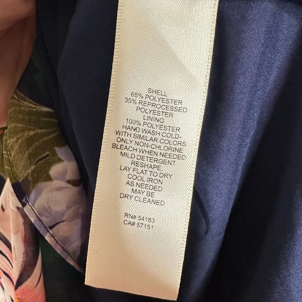 NEW Eliza J Floral Ruffled Long Sleeve Maxi Dress Women's Size 6 - Image 6