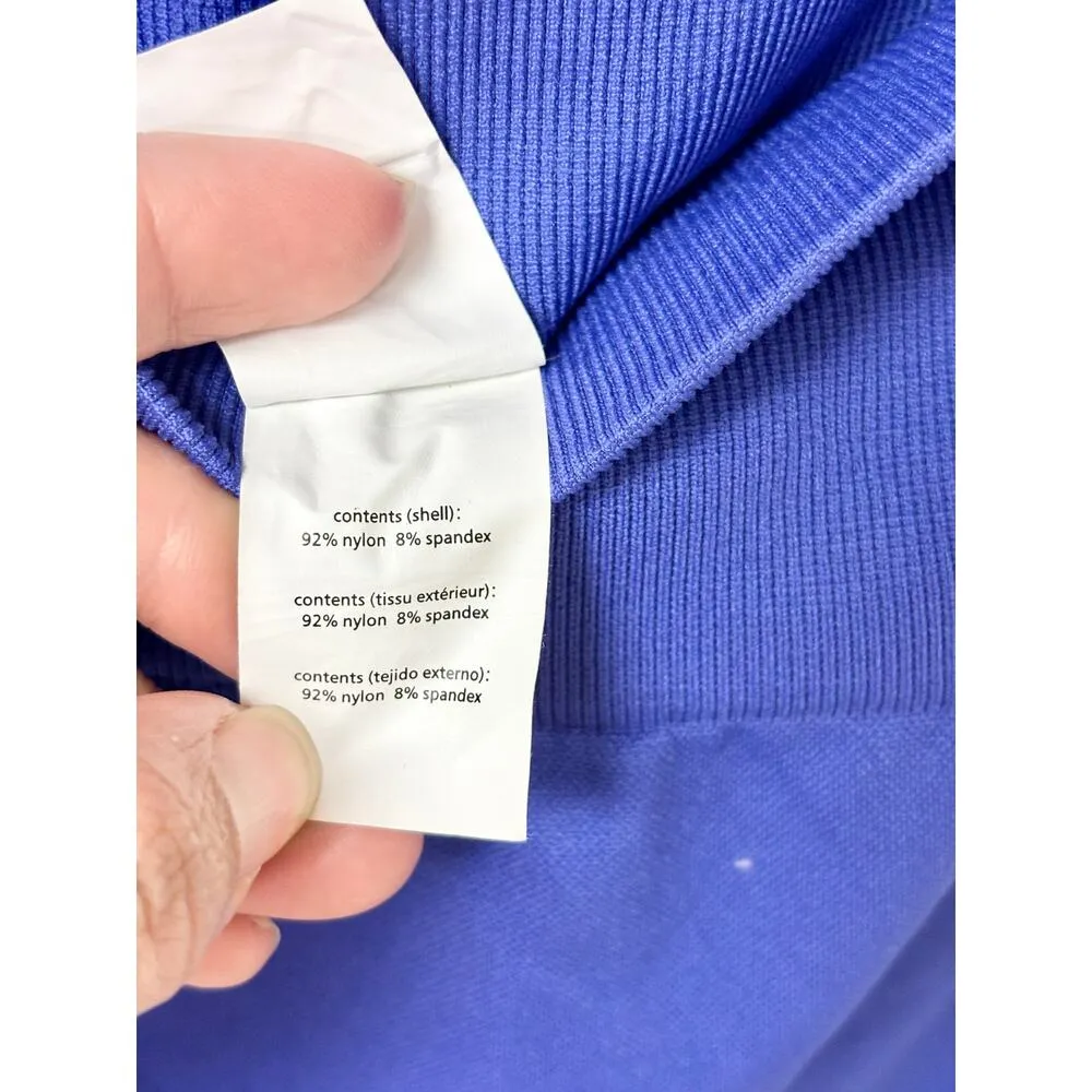 WeWoreWhat Pull On High Rise Elastic Waist Workout Leggings Sapphire Women's S - Image 5