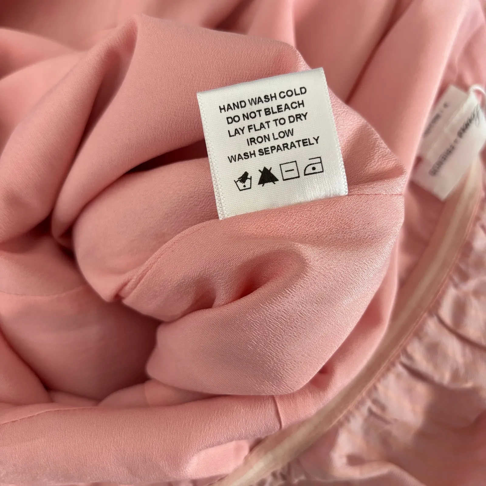 Lovers & Friends Nellie Pink Strapless Jumpsuit Ruffle M - Image 9