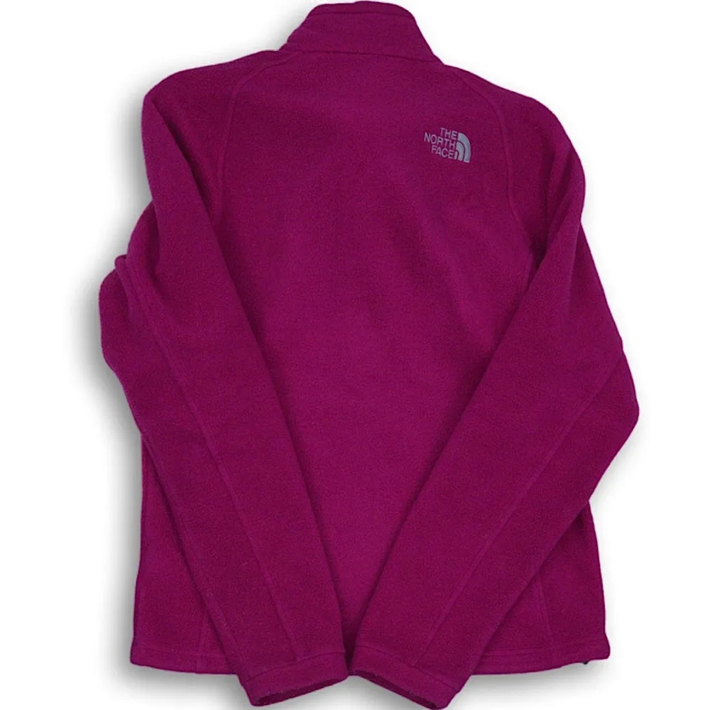THE NORTH FACE Magenta Full Zip Jacket with Pockets Size Medium - Image 2