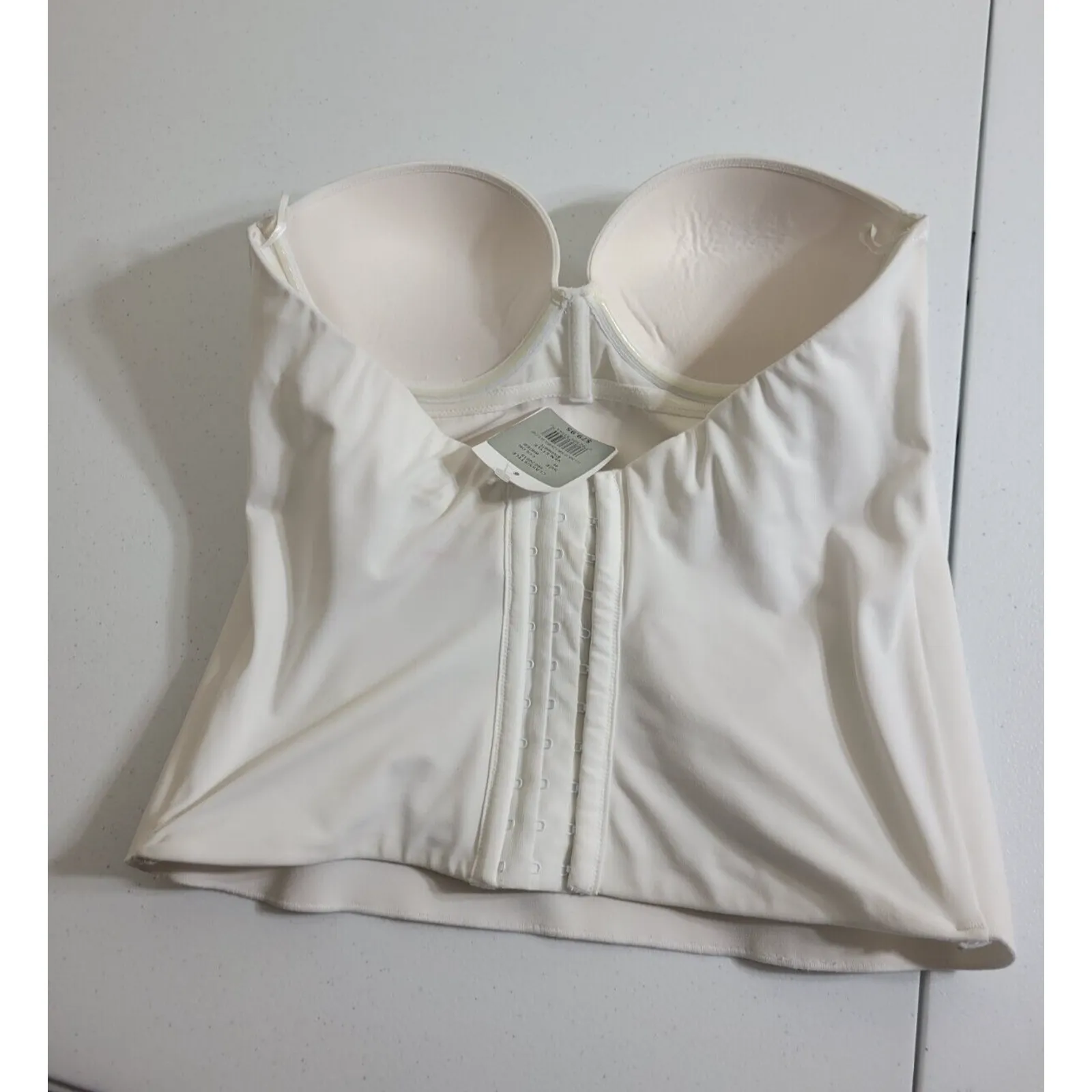 David's Bridal White Intimates Robe - Image 2