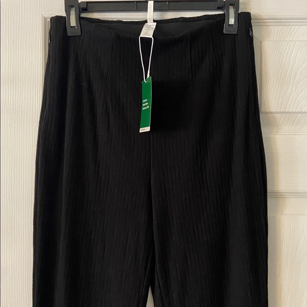 HALARA Black Flare Pants size M brand new inseam 29” waist elastic 28” - Image 2