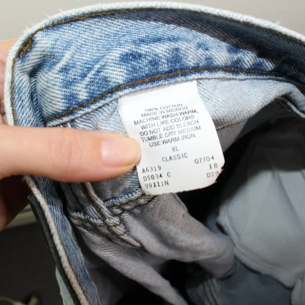 VTG Harley Davidson High Rise Rigid‎ Denim Jeans 8L Blue Size 8 - Image 8