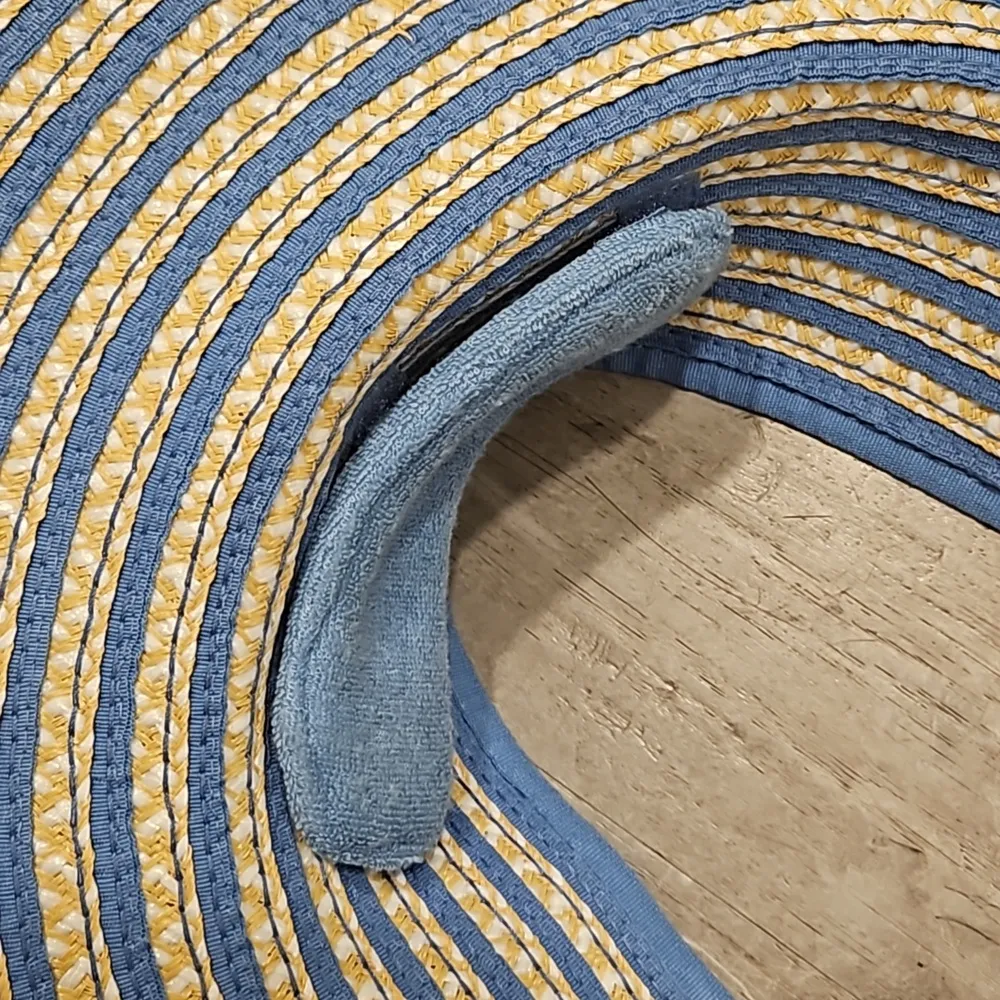 💕ERIC JAVITS💕 Brooke Packable Squishee Visor ~ UPF50+ Blue Mix One Size NWT - Image 11