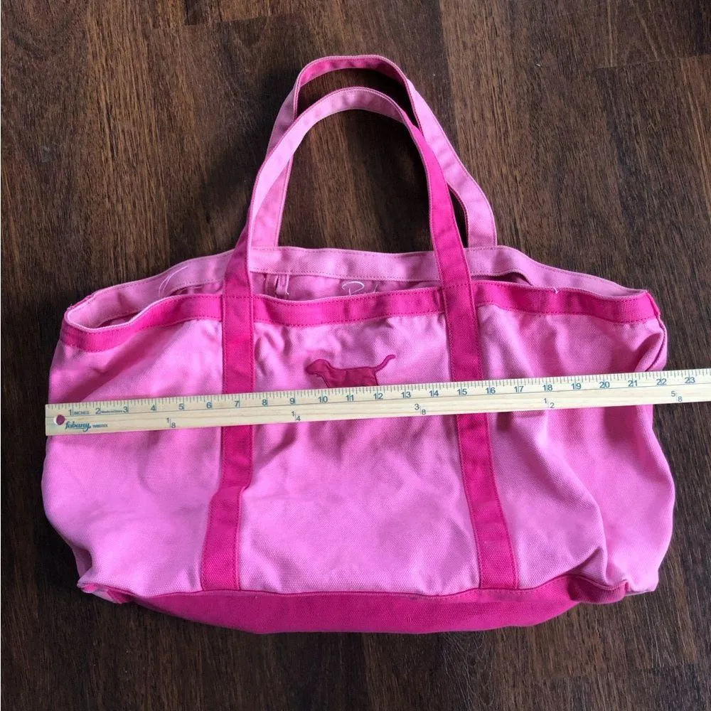 Victoria's Secret PINK tote bag dog logo & Pocket chamr - Image 5