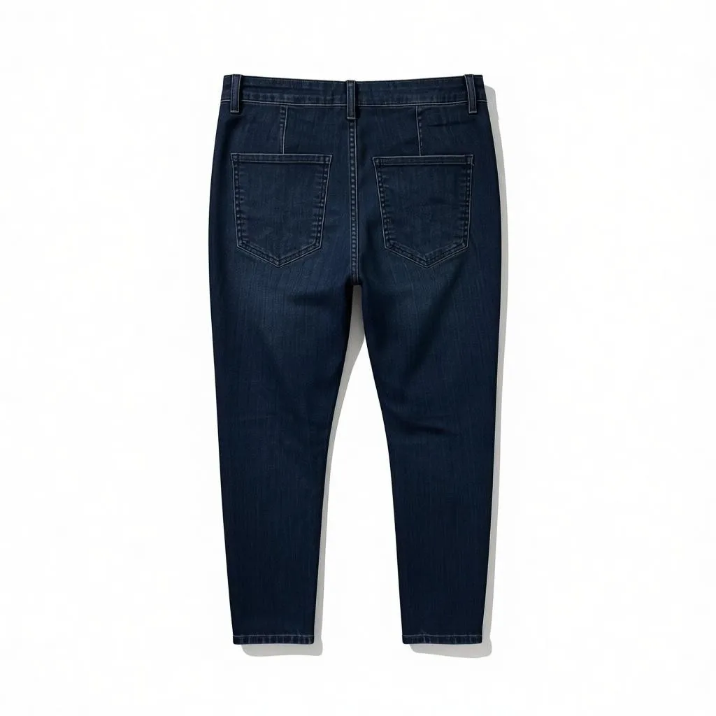 Free People Women's Lace Up Corset Front Skinny Jeans 30 Medium Wash Stretch Y2K - Image 3