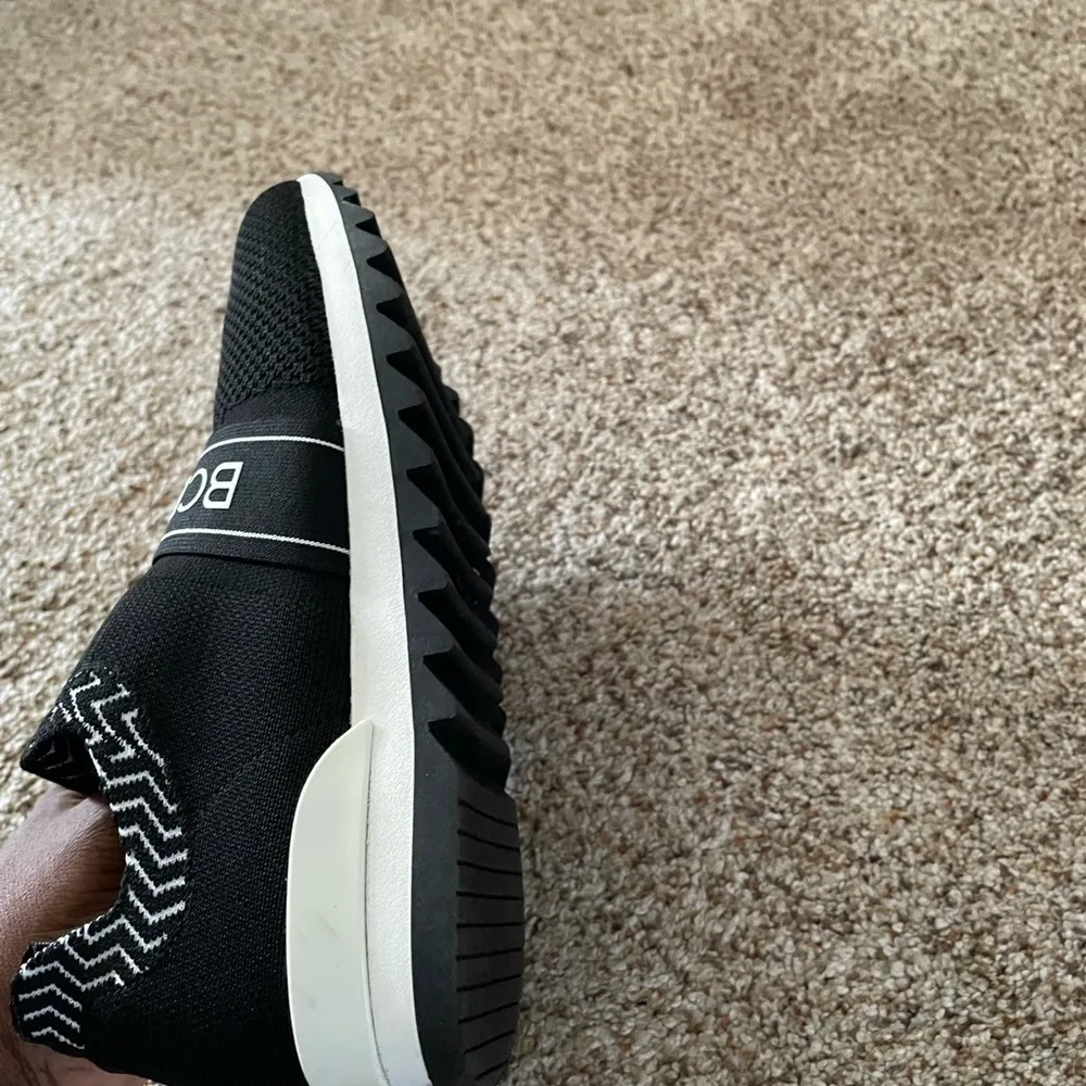 BCBGeneration Women's Lorena Slip On Black White Sneakers Shoes Size 7m - Image 5