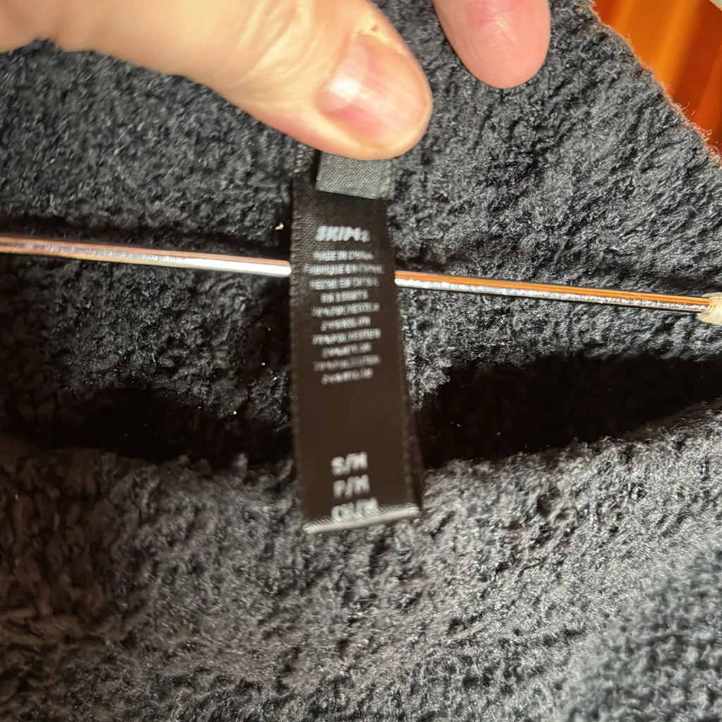 SKIMS COZY KNIT UNISEX JOGGER ONYX BLACK SIZE SMALL / MEDIUM - Image 8