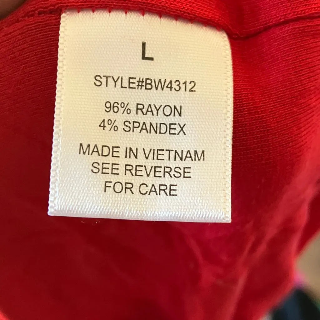 Better Be  Vibrant Red strapless dress large - Image 3