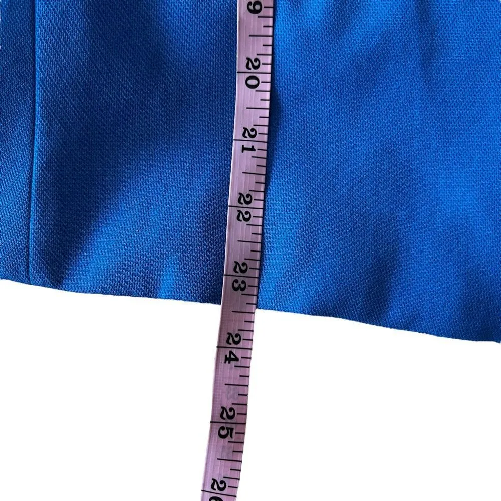 Pinko Blue Weekender Open Front Blazer Medium Jewel Tone Minimalist Italian Desi - Image 6