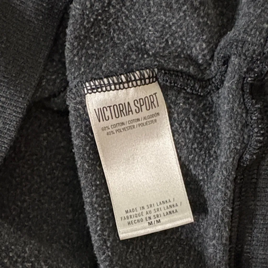Victoria's Secret Dark Gray Hoodie medium - Image 5