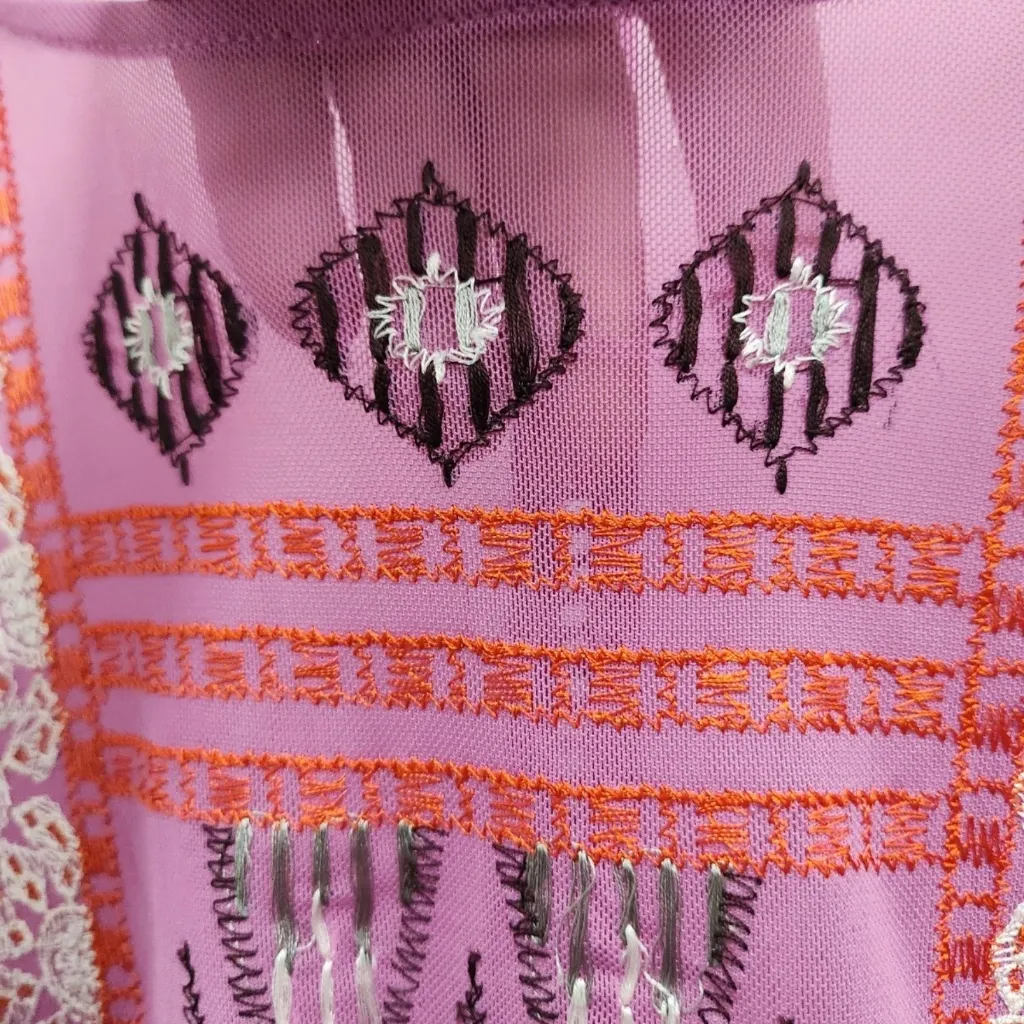 Free People La Cienega Long Sleeve Top in Wisteria Sz L EUC - Image 6