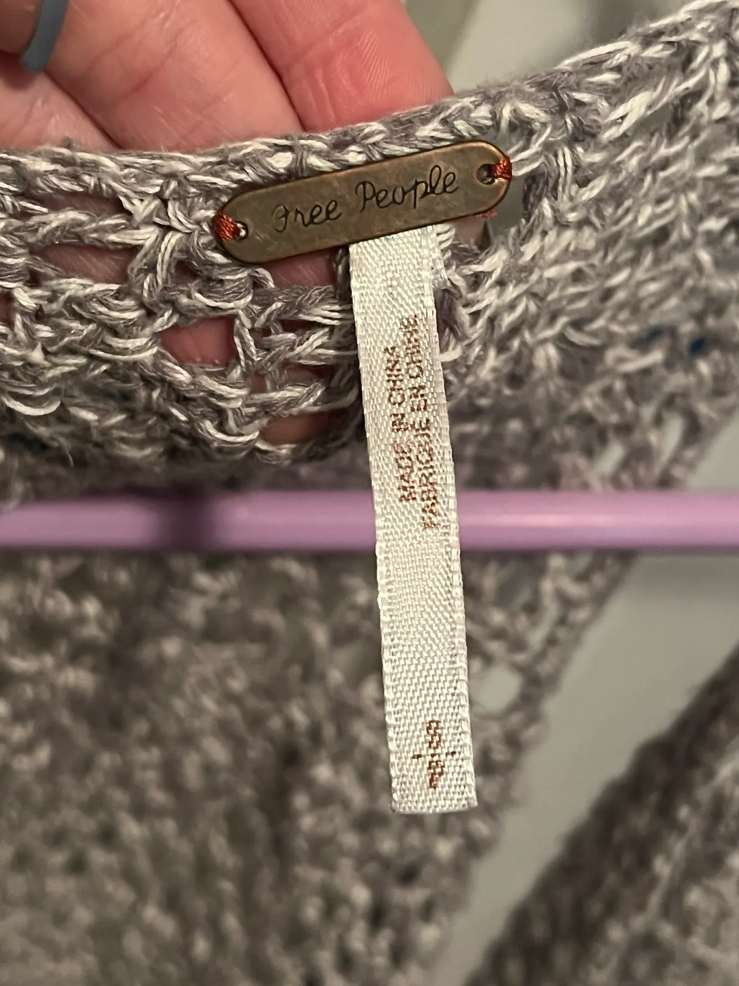 Free People Long Knit Vest - Image 6