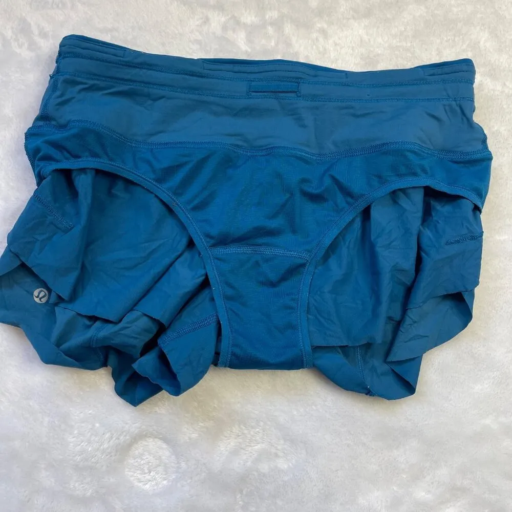 Lululemon Chase Me Short Women's Size 6 Whirlpool Blue 2.5" Running Athletic FLA - Image 10