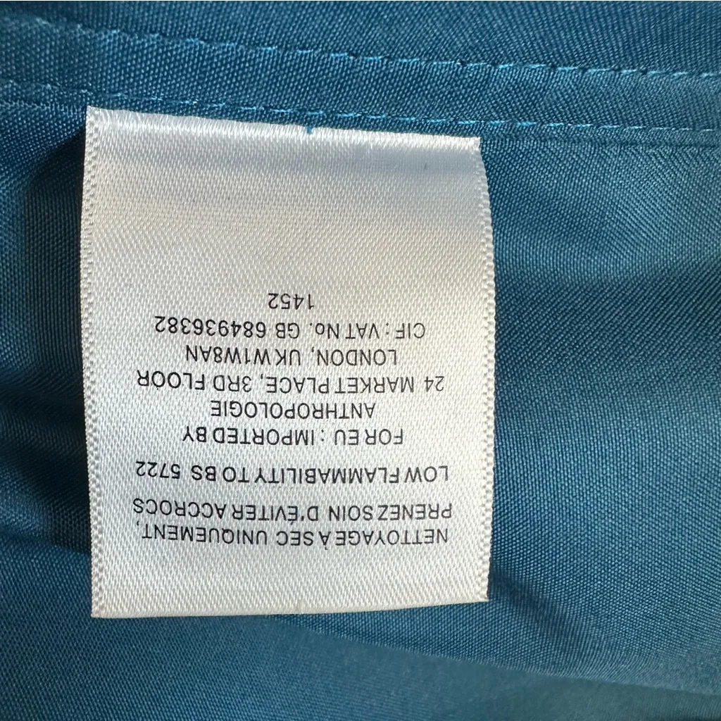 JENNY YOO Anthropologie Annabelle Tulle Convertible Dress Gown Teal Size 2 - Image 9