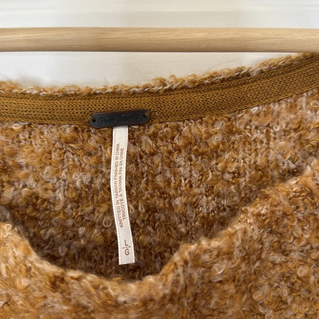 Free People Moira oversized wide neck long sweater - Image 7