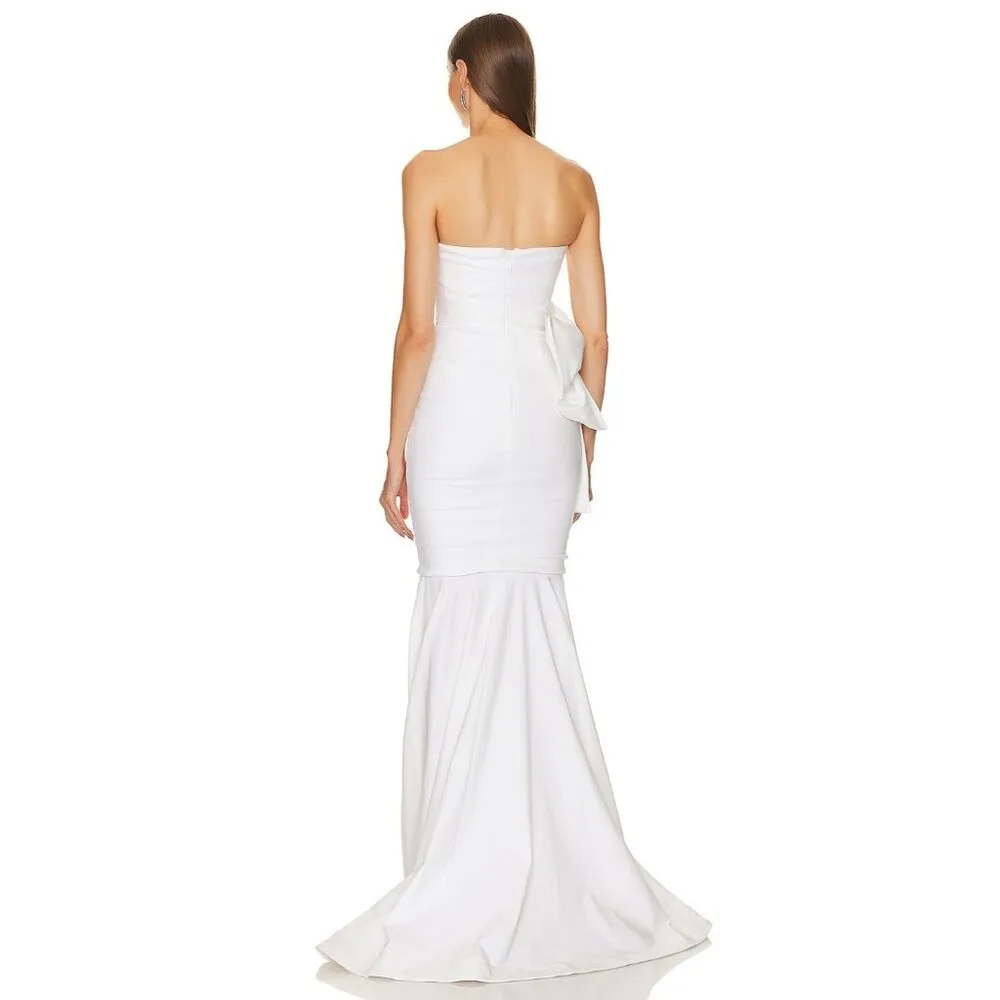 Michael Costello x REVOLVE Anyssa Gown in Ivory XXSmall New Womens Bridal Maxi - Image 2