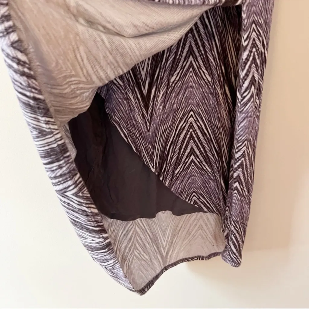 Anthropologie Maeve Maxi Skirt Womens Size Medium Purple Print Monetta Stretch - Image 4