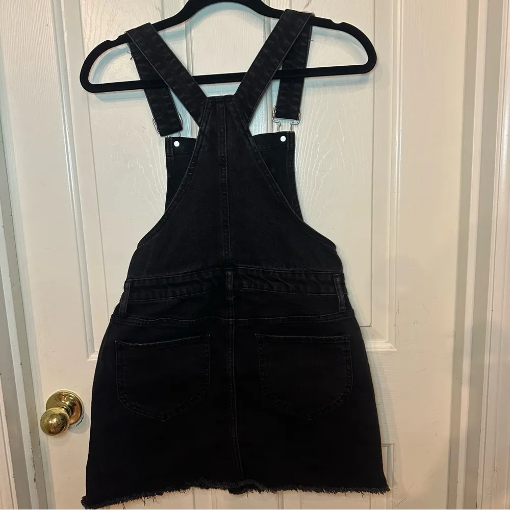 Arizona Jean Co Denim Jumper Dress Overall Jean Black Size Small Grunge Y2K Goth - Image 5
