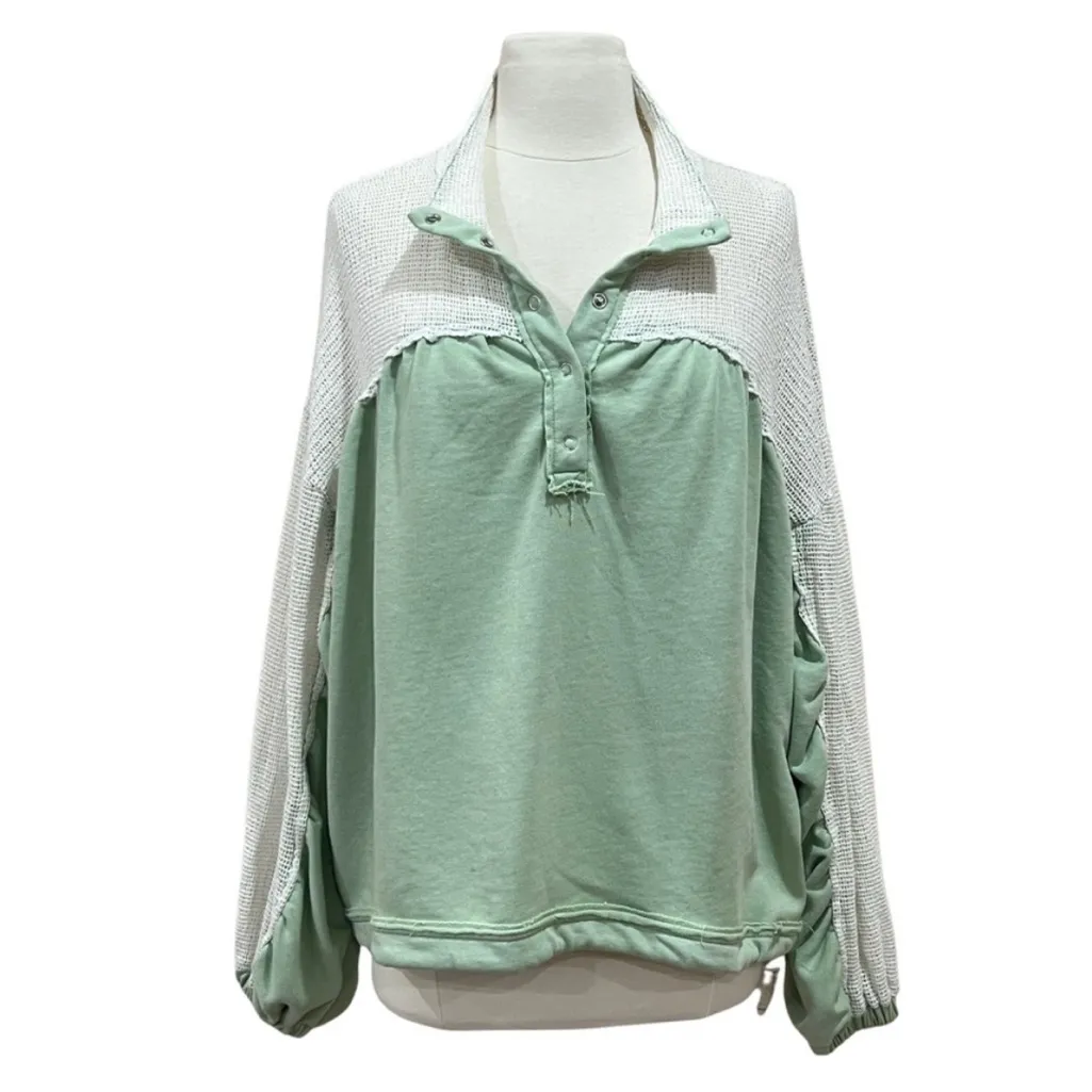 Out From Under Sienna Mesh Pullover Sweatshirt Size Small - Image 16