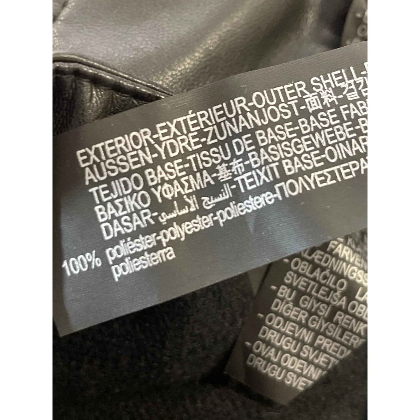 Zara Women's Black Faux Vegan Leather Mid Rise Slim Skinny Moto Trousers Pants 2 - Image 4