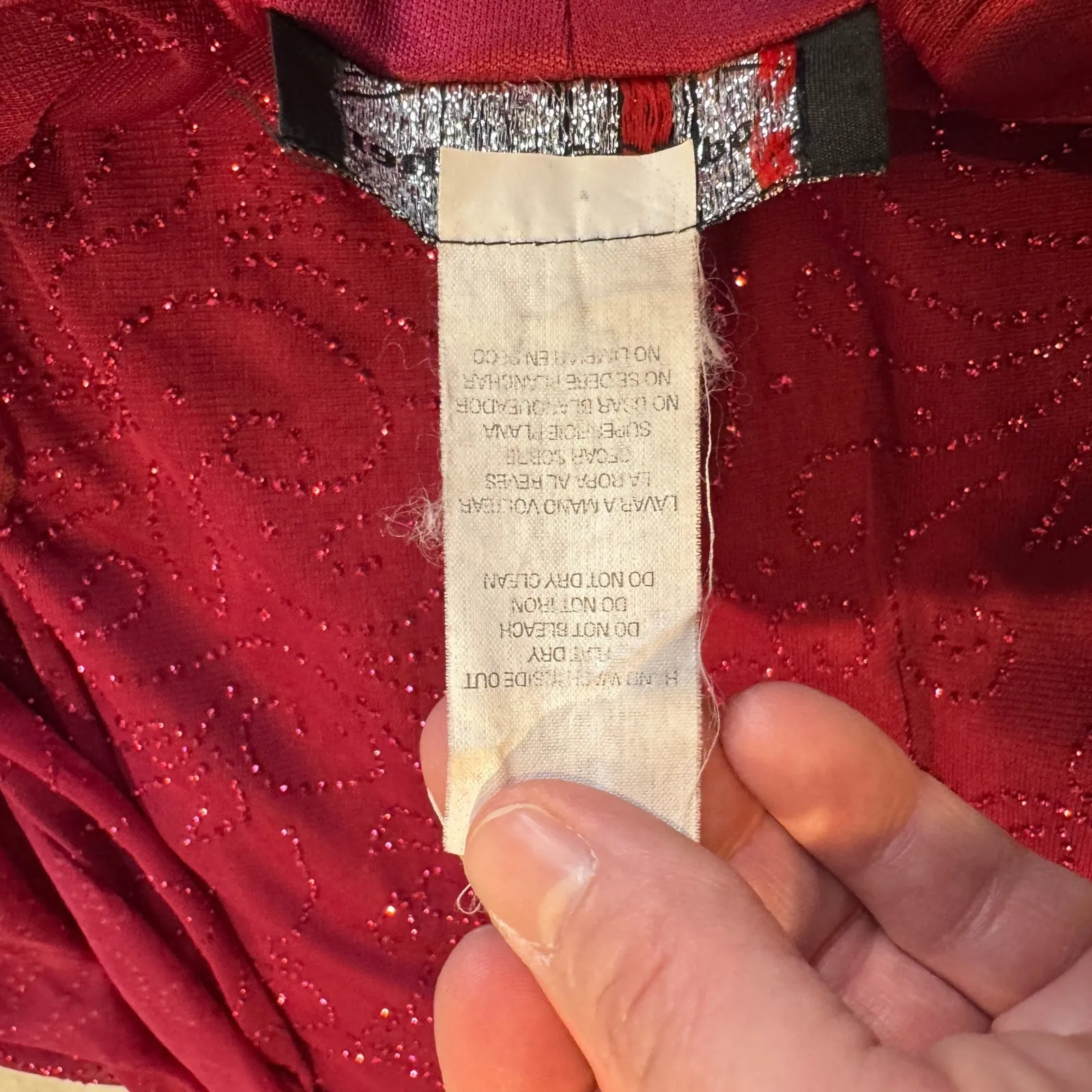 Vintage Y2K Jodi Kristopher Halter Maxi Dress Juniors Medium Pink Sparkle Fairy - Image 12