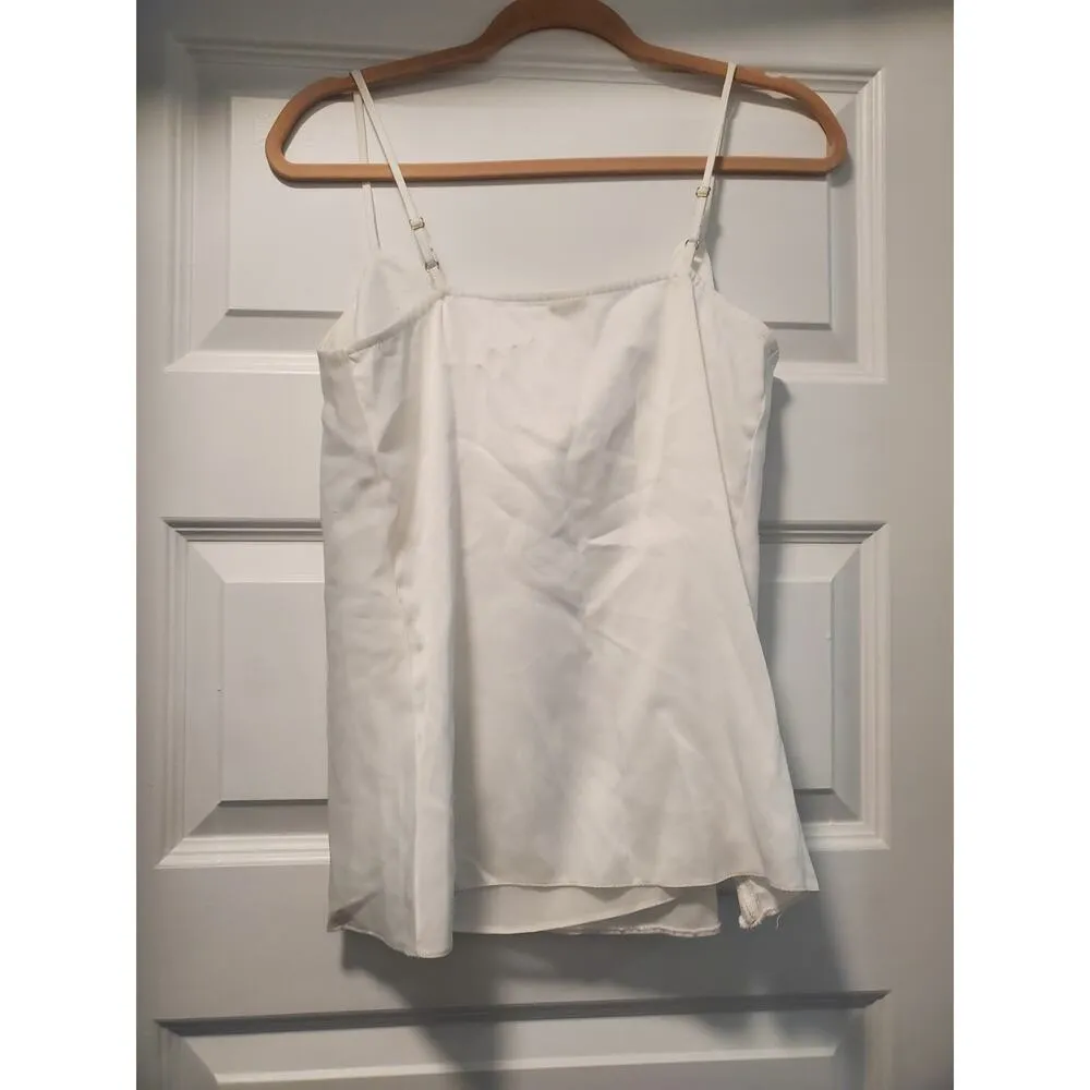 River Island satin cowl neck cami in white.a25 - Image 2