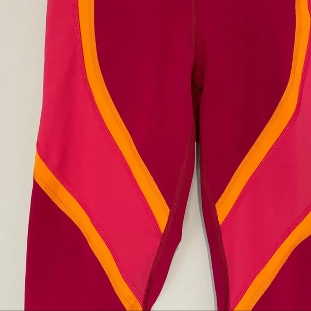 Lululemon Wild Twist 7/8 Tight *25” $118 Ruby Red Fuschia Pink Vivid Amber - Image 8