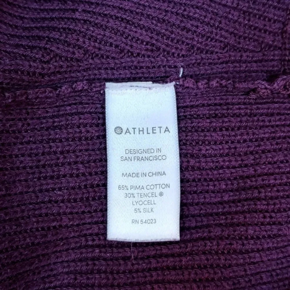 Athleta Rest Day Asymmetrical Crewneck Sweater - Image 9