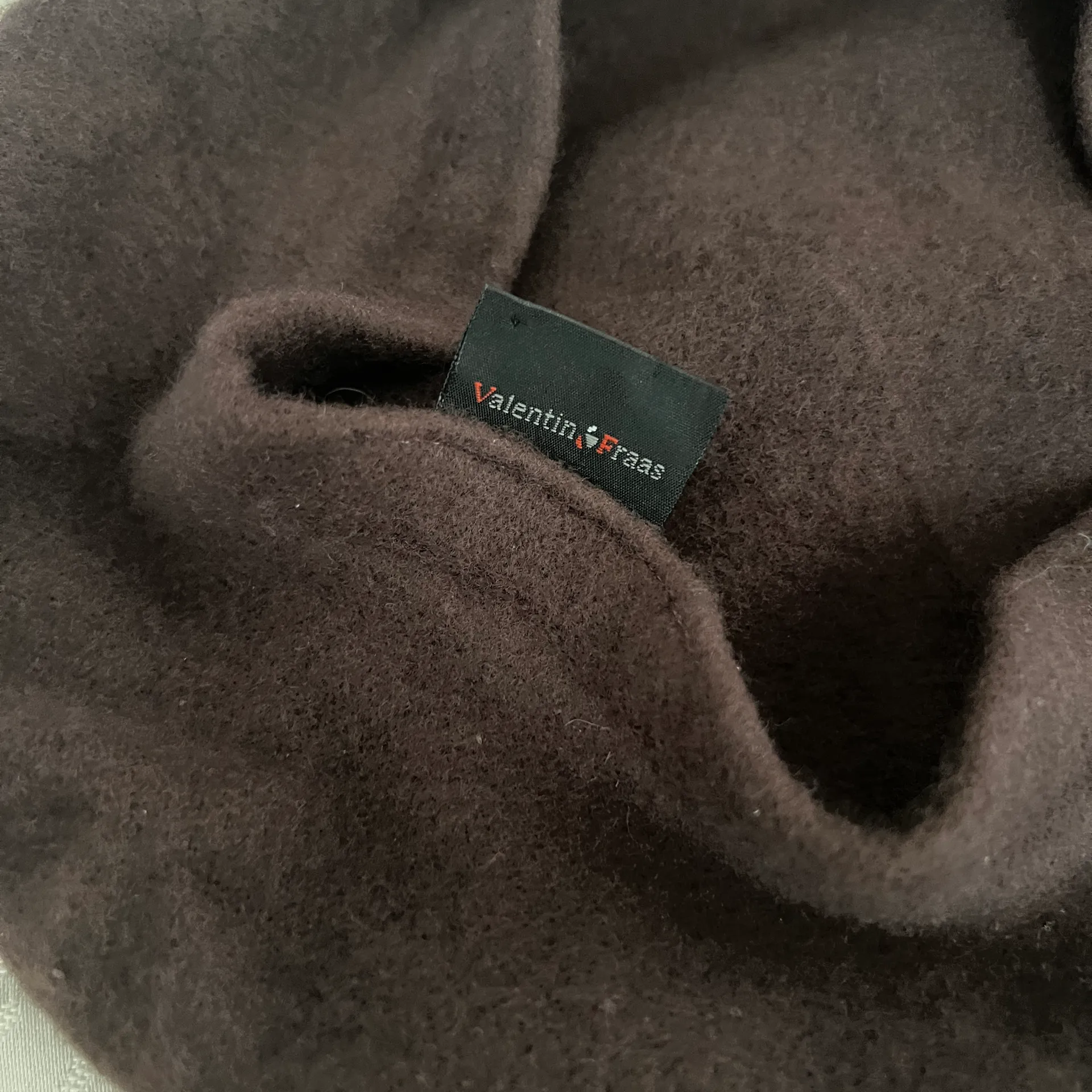 Valentin Fraas Vintage 100% Wool Brown Beret Hat  - Image 4